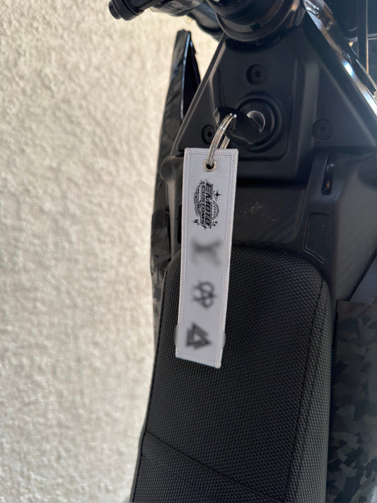 Emotocustom keychain white